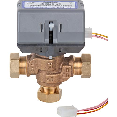 Dreiwegeventil mit Motor passend für Buderus/Sieger: GB112/GB122/GB132T/GB142-15/30/45, U112/U114/U122/U124