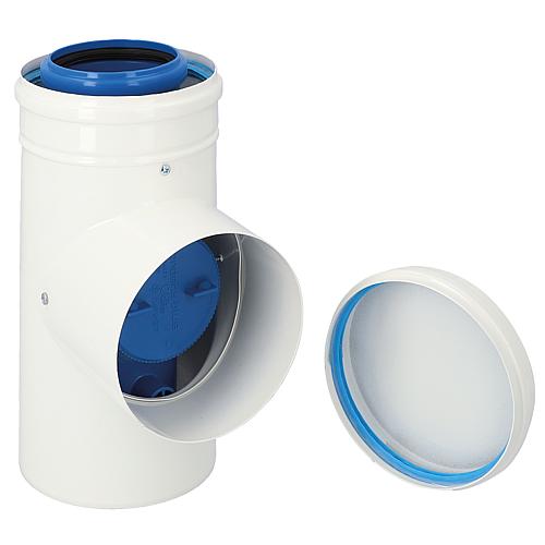 Kunststoff-Abgassystem Condens blue