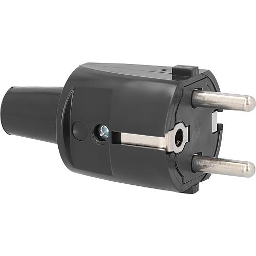 Schutzkontakt-Stecker, mit Erdungssystem