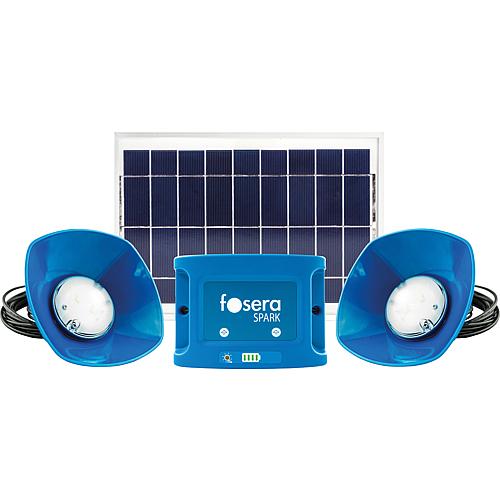 Energiespeicher mit 2 Lampen, 100 lm, Spark 20 Solar Set