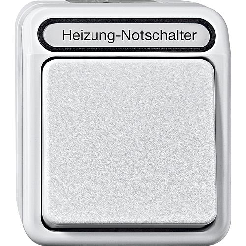 Feuchtraum Geräteschalter, Heizungs-Notschalter