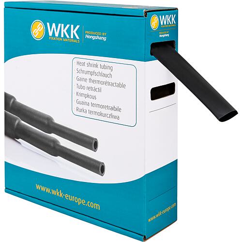 WKK Schrumpfschlauch Box, schwarz 10 m