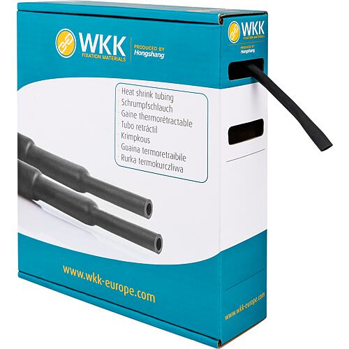 WKK Schrumpfschlauch Box, schwarz 5m
