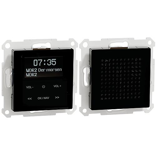 Unterputz DAB+ Radio mit Bluetooth, inklusive Lautsprecher für System M