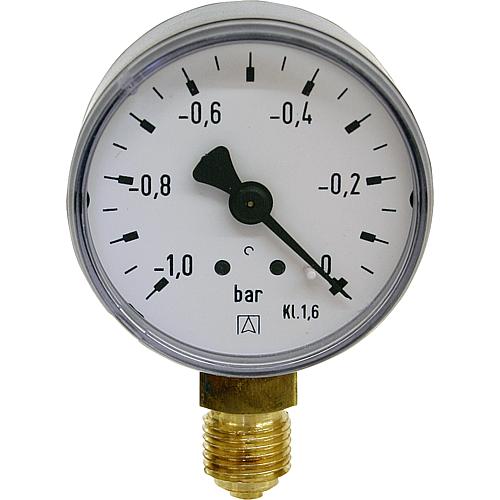 Rohrfeder-Manometer ø 50 mm, DN 8 (1/4