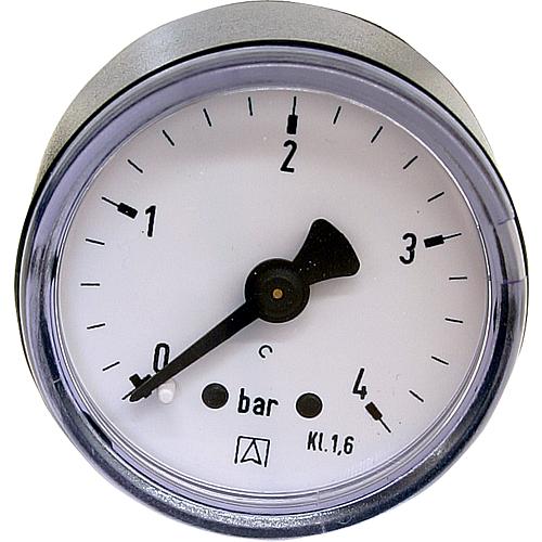 Rohrfeder-Manometer ø 40 mm, DN 6 (1/8") axial
