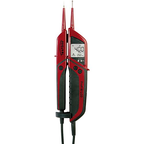 Zweipoliger Spannungsprüfer mit LCD-Anzeige Testboy® Profi III LCD