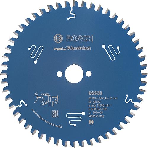 Kreissägeblatt für Aluminium, Epoxidharz, Holz und Sandwichpaneelen