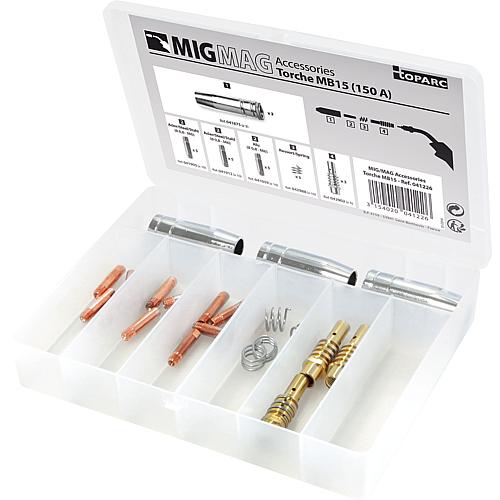 Verschleißteilebox für MIG/MAG Brenner GRIP 150 A