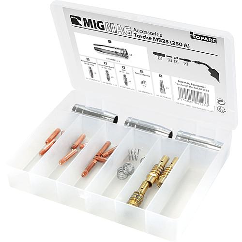 Verschleißteilebox für MIG/MAG Brenner GRIP 250 A