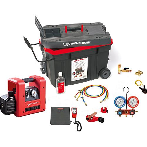 Kälte-Klima-Komplett-Set Rocaddy 120 R32 Analog/Digital
