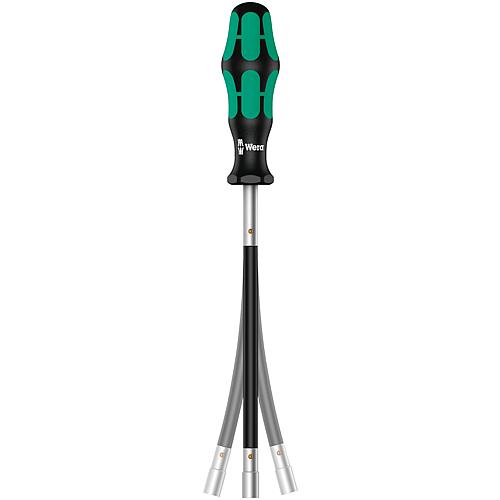 Innen-Vierkant-Schraubendreher WERA Kraftform Plus-Serie 300 Klinge rund