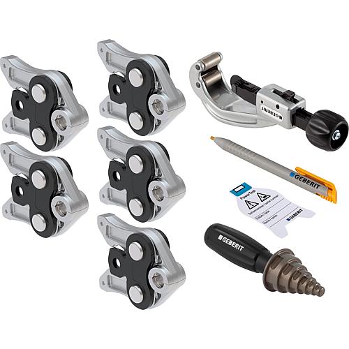 G-Kontur Pressbacken-Set, ø 16-20-26-32-40 mm