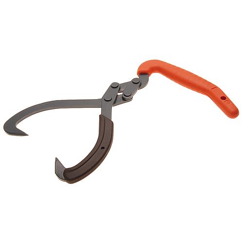 Stahlzange 1408 mit Handauflage auf einem Schenkel