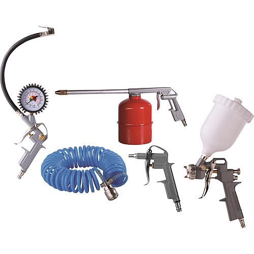 Druckluft-Set 5-teilig, Stecknippel NW 7,2