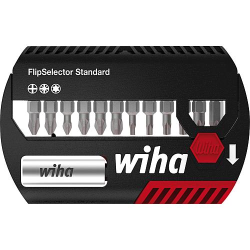 Bit-Set FlipSelector Wiha Phillips, Pozidriv, Torx®, 13-teilig