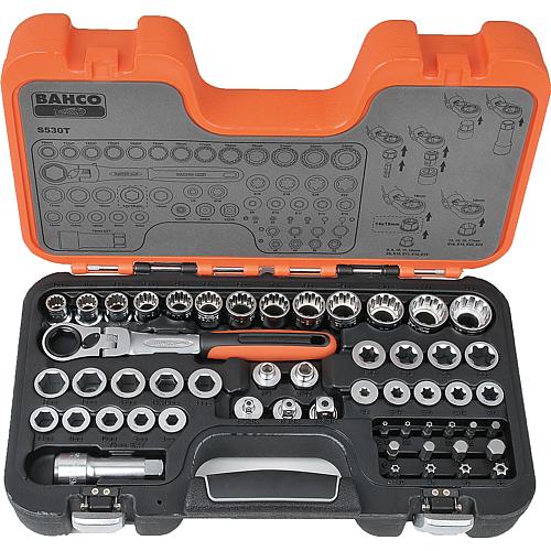 Durchsteck-Steckschlüssel-Set 19 mm (3/4