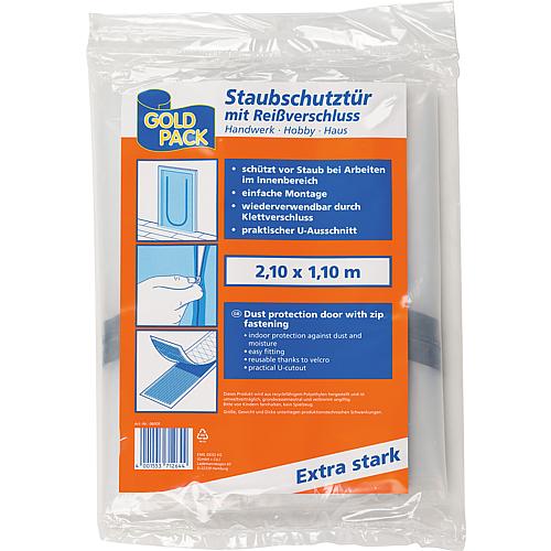 Staubschutztür
