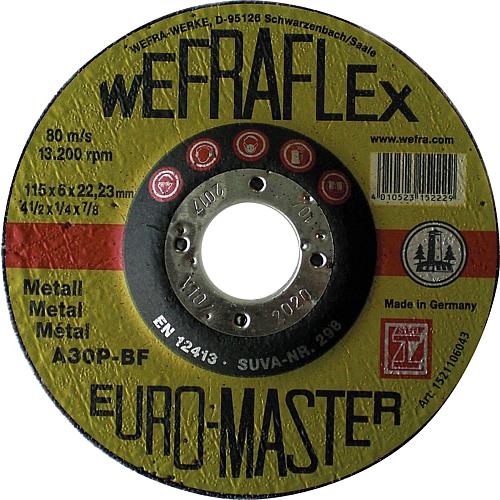 Schruppscheibe Euromaster A 30 P, gekröpft, für Eisen und Stahl