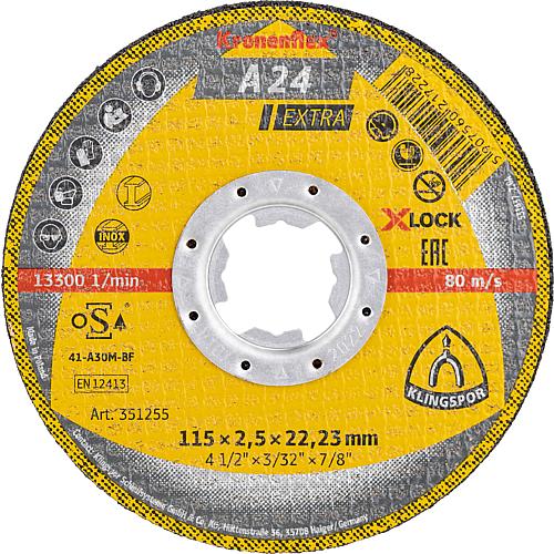 Kronenflex® Trennscheibe X-LOCK A 24 EXTRA, gerade, für Metall