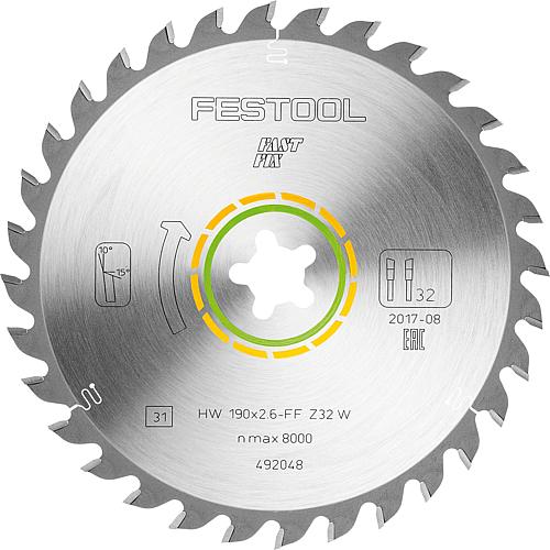 Kreissägeblatt für Holzwerkstoffe, Baustoffplatten, Gipsfaserplatten, weicher Kunststoff