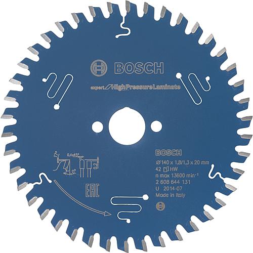 Kreissägeblatt für Hochdruck-Schichtpressstoffplatten und Verbundwerkstoff mit Feststoffoberfläche