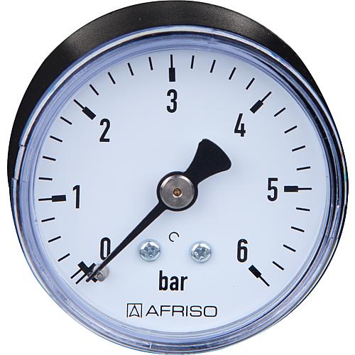 Rohrfeder-Manometer ø 50 mm, DN 8 (1/4") axial