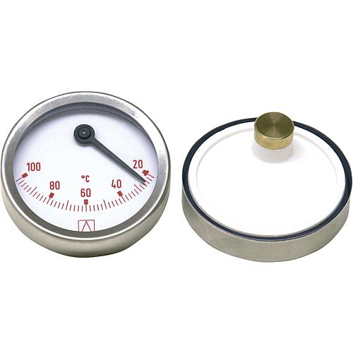 Anlegethermometer exzentrisch 63 mm – Sanitär Schweiz