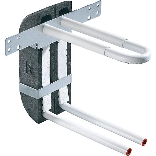 Wandbox mit Heizkörperanschlüssen
