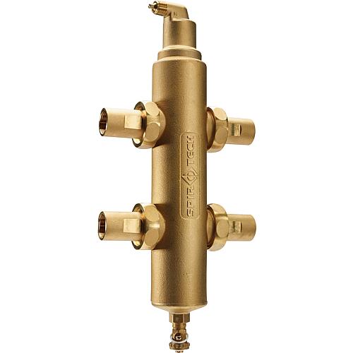 Hydraulische Weiche SpiroCross® mit Luft- und Schlammabscheidung