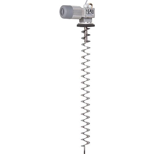 Einschubschnecken mit Motor und Gummimatte passend für: Herz pelletstar Bio Control 10-60/TouchControl 10-60
