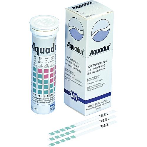 Teststäbchen AQUADUR®, zur Bestimmung der Wasserhärte, 3...25°dH