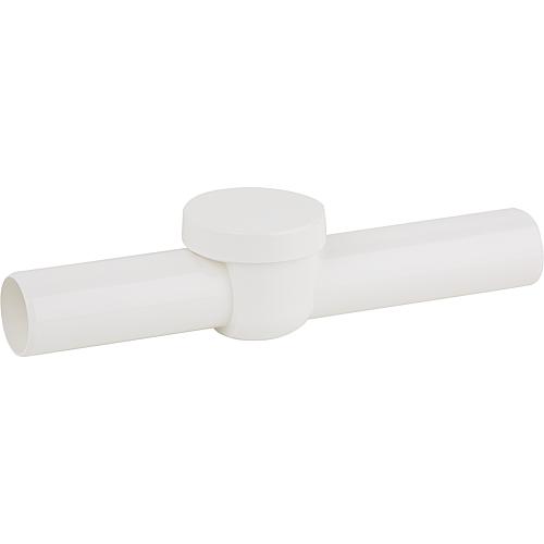 Kunststoff-Wandrohr mit Rückflussverhinderer