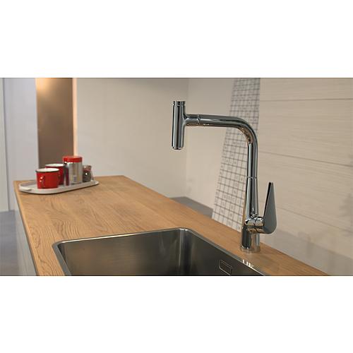 Spültischmischer Talis Select S 300, 1jet mit herausziehbarem Auslauf