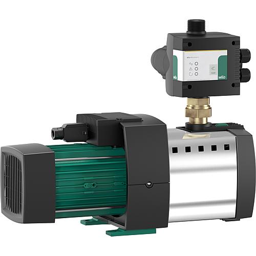Mehrstufige Kreiselpumpe, Hauswasserautomat HiMulti 3C, mit elektronischem Druckschalter und Trockenlaufschutz