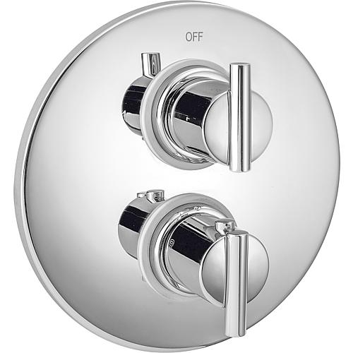 Unterputz-Thermostat-Wannenmischer Fertigmontage-Set Evelia