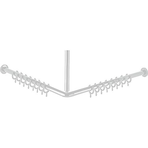 Duschvorhangstange Nylon-Line