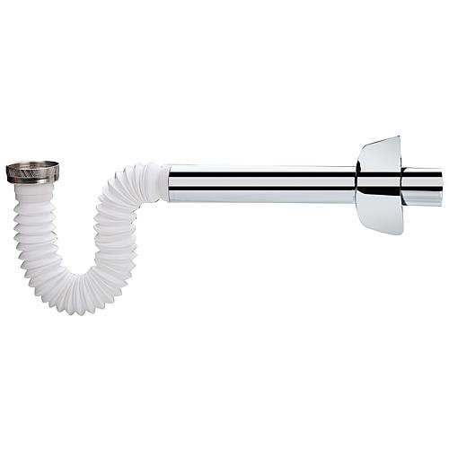 Flexibler Röhrensiphon verchromt