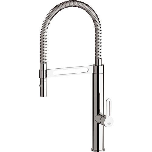 Spültischmischer Enzan, mit herausziehbarer Geschirrbrause und Feder