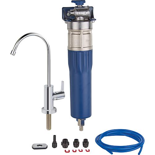 Trinkwasserfilter POU MAX mit Wasserhahn
