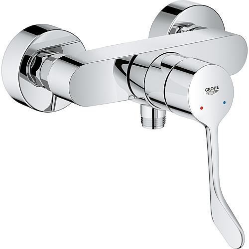 Brausemischer Eurosmart, mit langem Metall-Hebelgriff