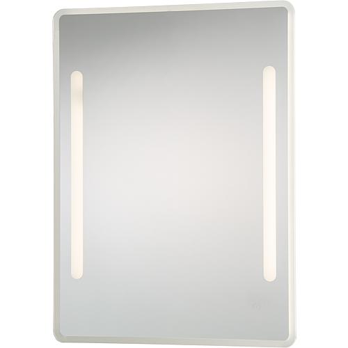 LED-Spiegel Eluco, mit Touchschalter, dimmbar
