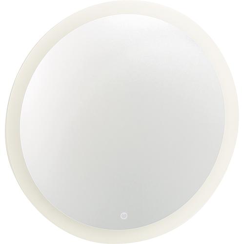 LED-Spiegel Rauma, mit Touchschalter, dimmbar