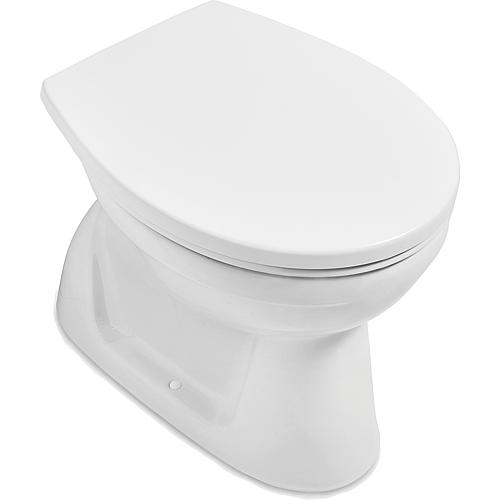 Stand-Tiefspül-WC Newo, spülrandlos, Abgang senkrecht