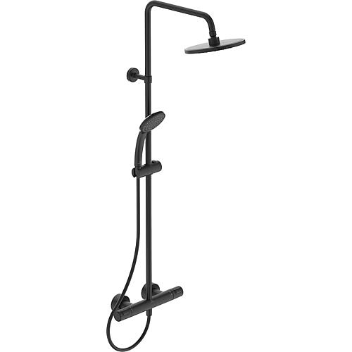 Brausesystem Ceratherm T25, mit 1-Funktionshandbrause, schwarz matt
