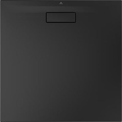 Duschwanne Ultra Flat Quadrat, schwarz