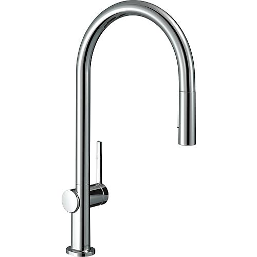 Spültischmischer Hansgrohe 210 Talis M54 mit herausziehbarem Auslauf