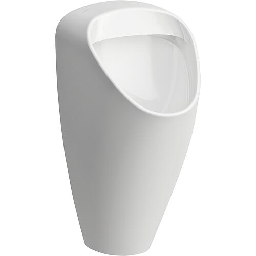 Absaug-Urinal Laufen caprino Plus, spülrandlos, Zulauf von hinten, Netzbetrieb