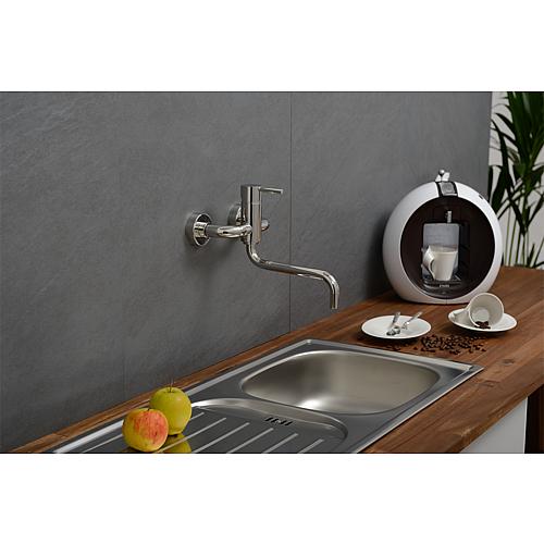 Wand-Spültischmischer Inox Colorado