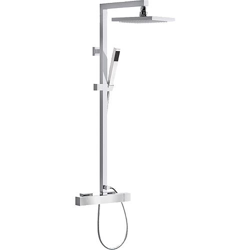 Brause-System Skyline mit Stabhandbrause und Thermostat